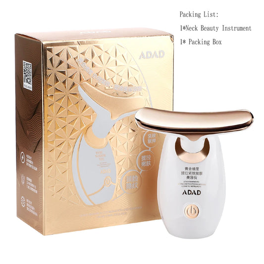 Electric Neck Massager Beauty Instrument Neckline Removing Sonic Vibration Beauty Lifting Reduce Wrinkles Skin Rejuvenation