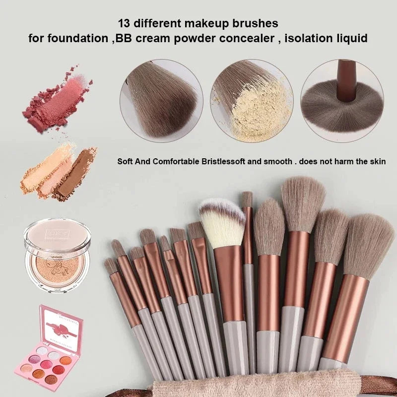 Professional Makeup Brush Set Beauty Powder Super Soft Blush Brush Foundation Concealer Eyelashes Beauty Make up Brush Cosmetic