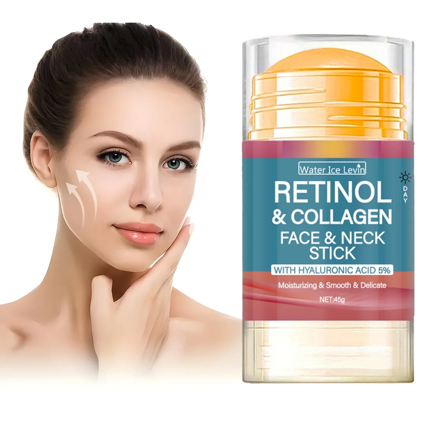 Retinol Lifting Firming Cream Stick Collagen Smooth Wrinkles Face Cream for Moisturizer Whitening Brighten Skin Product