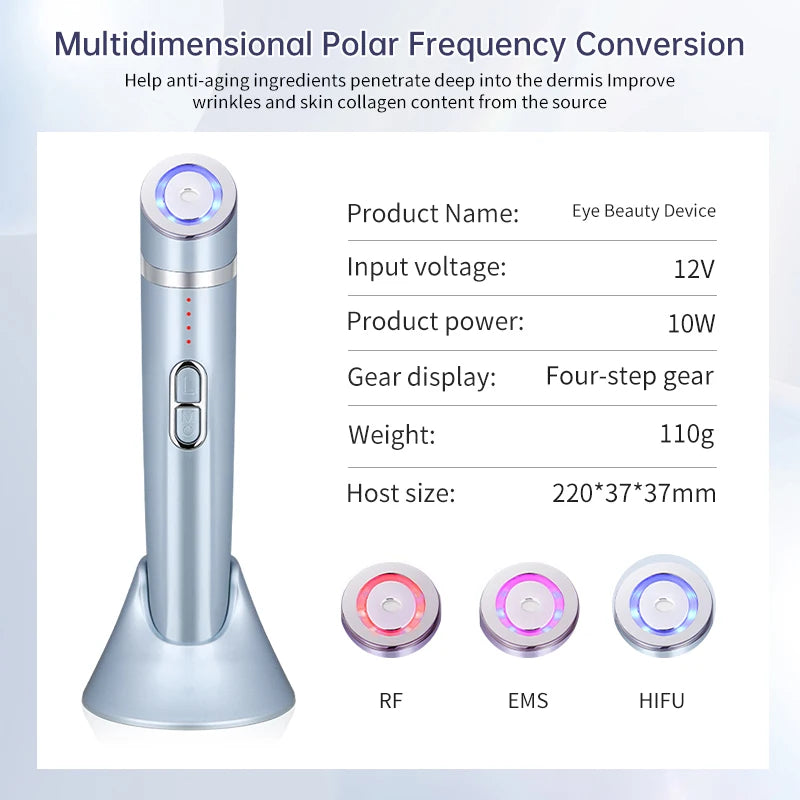 Beauty Massage Machine Anti-Aging Fine Line Beauty Wrinkle Removal Skincare Eye Vibration Massager Facial Beauty Device