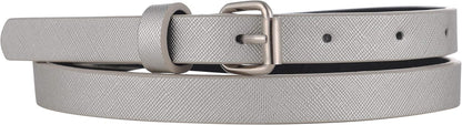 3 Pack Belts for Girls Rainbow Black Silver